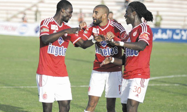 Le trio gagnant du Wydad. 										                                       Ph.wac.ma