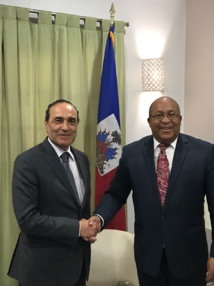 Habib El Malki rencontre le président du Parlement et le ministre des A.E haïtiens