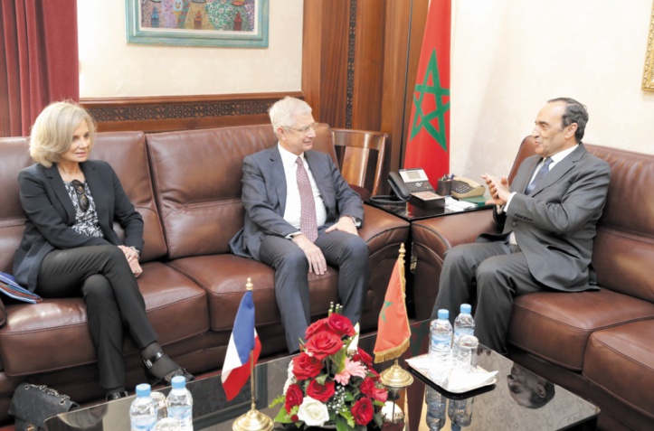 Claude Bartolone reçu à Rabat par Habib El Malki et Saâd Eddine El Othmani