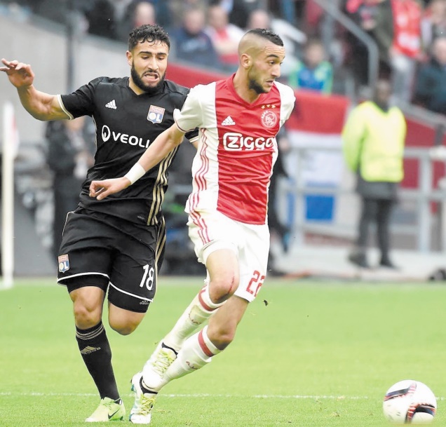 Le Marocain Ziyech pièce-maîtresse de l’Ajax.