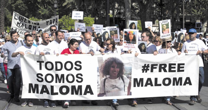 Madrid exige la libération de Maloma Morales