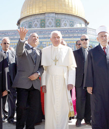 Message de paix du souverain pontife sur l’Esplanade des Mosquées et au Mur des Lamentations