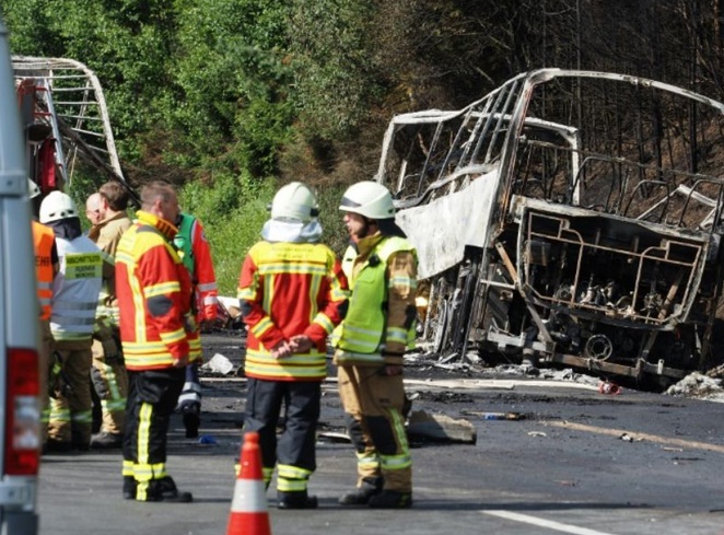 Au moins 18 morts dans un accident de car en Allemagne