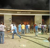 Incendie à souk d'Al Qods de Taourirt : 1200 baraques ravagées par les flammes