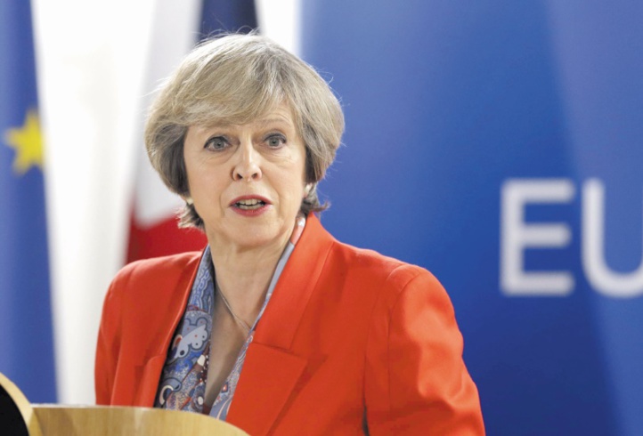 May veut convaincre les 27 d'avancer sur leurs relations post-Brexit