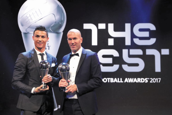 Prix Fifa : Avec Ronaldo et Zidane, le Real Madrid rafle tout