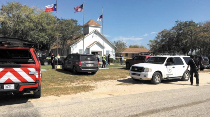 26 morts dans une église du Texas aux Etats-Unis