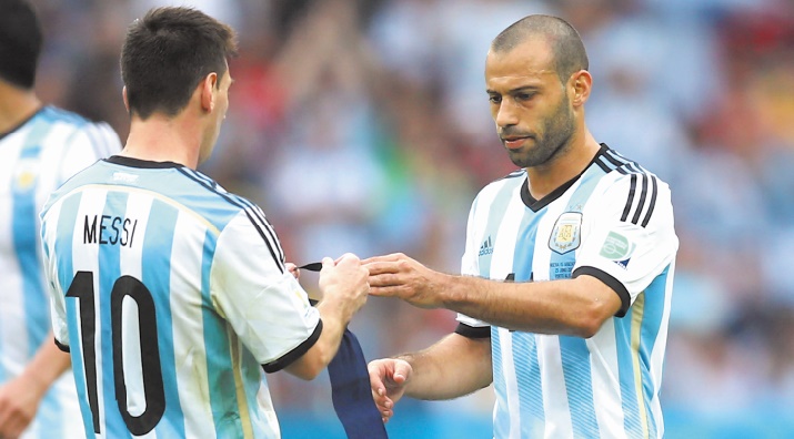 Mascherano : Le Mondial-2018, dernière chance de la génération Messi