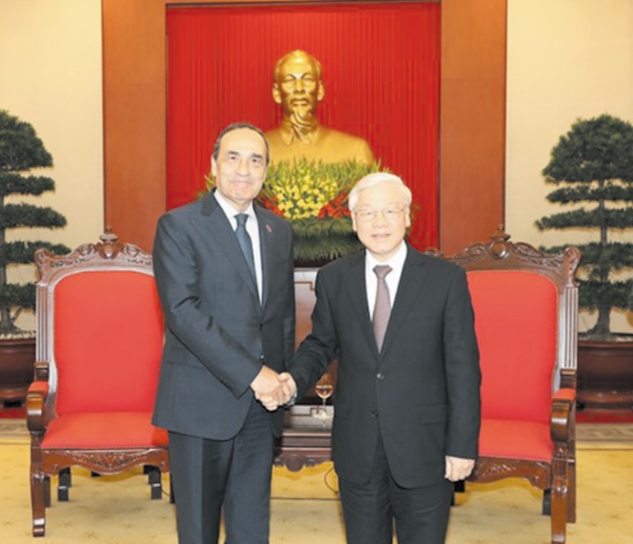 Habib El Malki et Nguyen Phu Trang.