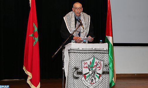 Important meeting à Rabat en commémoration du 53ème anniversaire de la révolution palestinienne