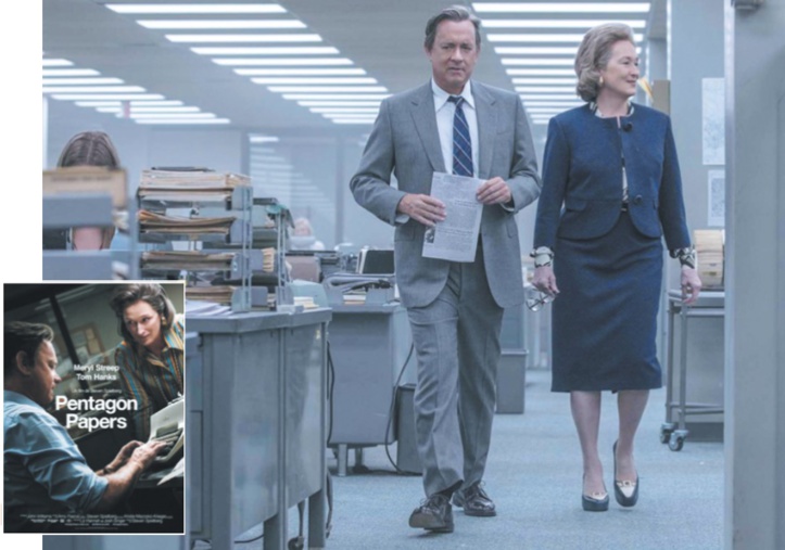 “Pentagon Papers” Meryl Streep et Tom Hanks dirigés par un Spielberg inspiré