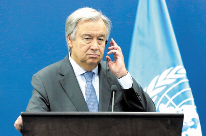 Antonio Guterres demande l’application immédiate de la trêve en Syrie