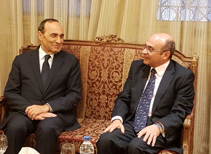 Le président de la Chambre des représentants et Ali Abdel Aal.