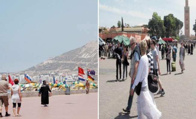 Marrakech et Agadir, destinations préférées des touristes depuis le début de l’année