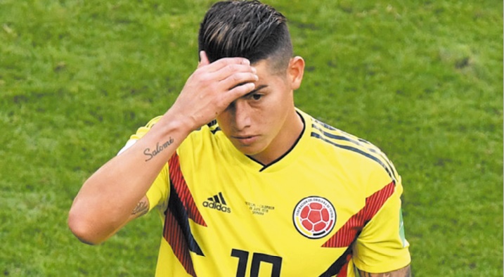 James Rodríguez redevable au fisc espagnol