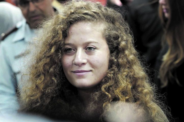 Libération de l’icône  palestinienne Ahed Tamimi