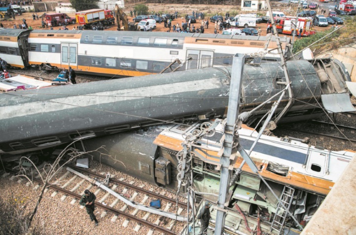 Accident ferroviaire mortel  : Sept morts et plus de 80 blessés, selon un premier bilan provisoire  