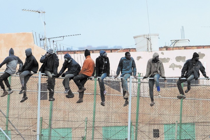 200 migrants irréguliers entrent en force à Mellilia