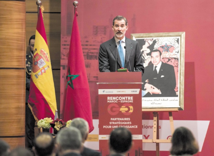 S.M Felipe VI : Le Maroc trouvera toujours en l’Espagne un partenaire fidèle et engagé