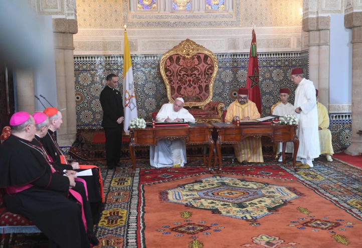 Amir Al-Moumine et S.S le Pape signent l'Appel d'Al Qods