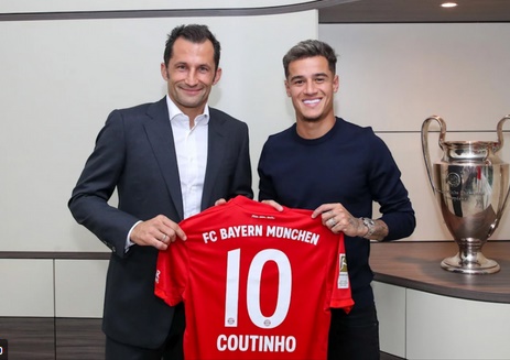 Coutinho prêté au Bayern