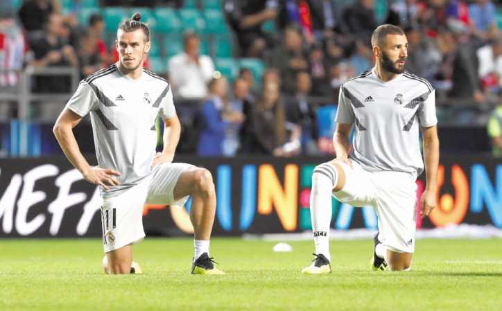 Bale et Benzema indisponibles pour la Supercoupe d'Espagne