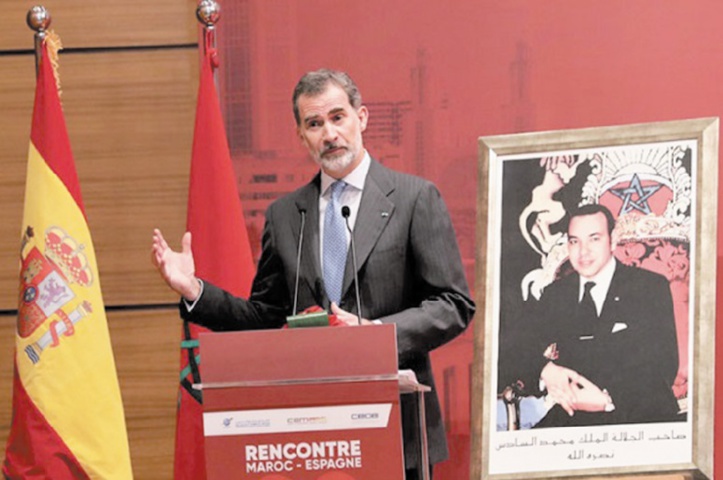 S.M le Roi Felipe VI d'Espagne souligne l’excellence des relations hispano-marocaines