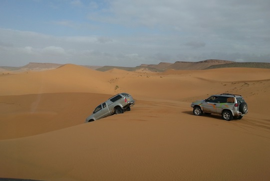 Coup d'envoi du Raid Sahara Adventure Valladolid-Maroc