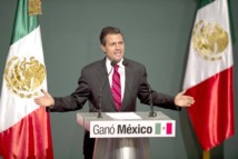 Enrique Pena Nieto,  nouveau président du Mexique