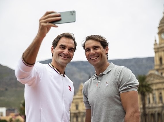 Nadal et Federer offrent un "Fedal" sur les réseaux sociaux