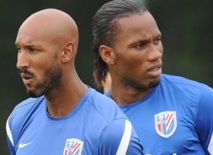 Drogba et Anelka dans le flou