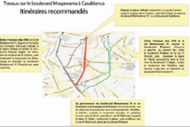 Grosses perturbations du trafic à Casablanca