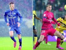 Beckham et Ibrahimovic, en clair-obscur