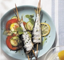 Recette : Brochettes de sardines au curry