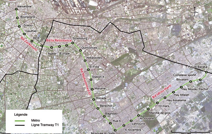 Casablanca aura bientôt son métro aérien