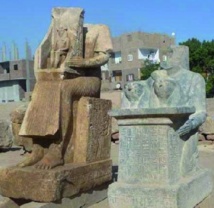 Découverte de deux statues exceptionnelles sur le site d’Ermant en Egypte