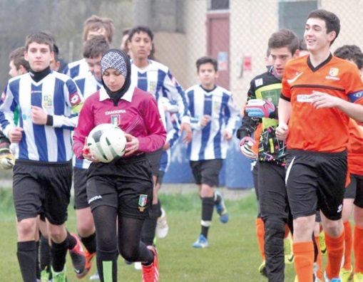 Chahida Sakkafi, une Marocaine arbitre au Calcio