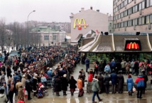 McDonald's pris en sandwich en Russie