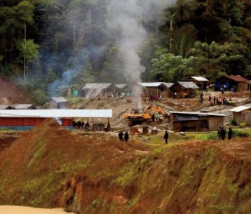 Les mines d'or illégales de la jungle colombienne dans le viseur des forces armées