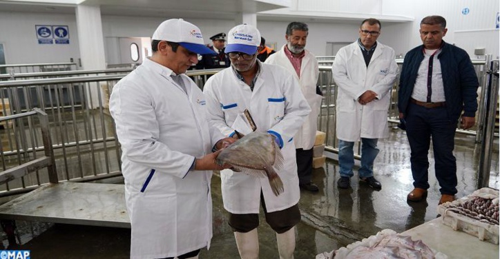 Opérations de contrôle de la qualité et des prix à la halle aux poissons  du port de Safi