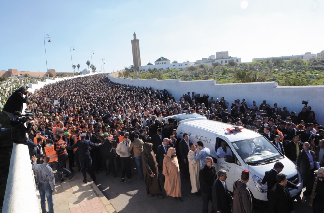 S.A.R le Prince Moulay Rachid préside les obsèques d’Abdallah Baha