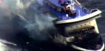 Au moins cinq morts dans l'incendie du ferry Norman Atlantic