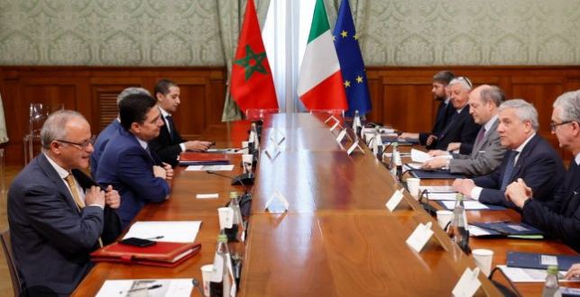 Signature du plan d'action pour la mise en œuvre du Partenariat stratégique multidimensionnel Maroc-Italie