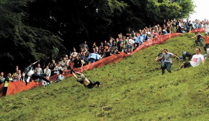 Les festivals à voir une fois dans sa vie : Festival cooper's hill cheese-rolling (Grande-Bretagne)