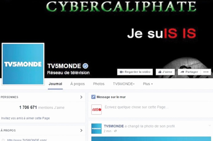 TV5 Monde piratée par des cyber-jihadistes se réclamant de Daech