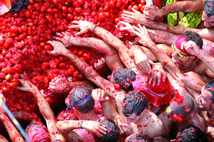 Les festivals à voir une fois dans sa vie : La tomatina (Espagne)