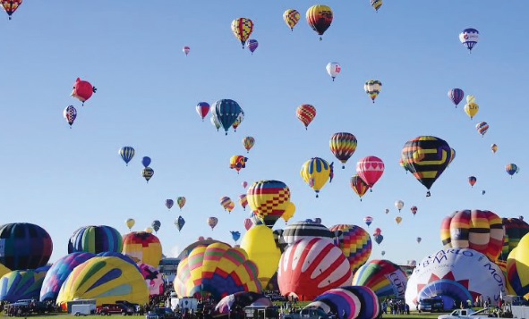 Les festivals à voir une fois dans sa vie : Festival international de Montgolfières d’Albuquerque, (Etats-Unis)