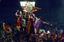 Fiesta des supporteurs du blaugrana