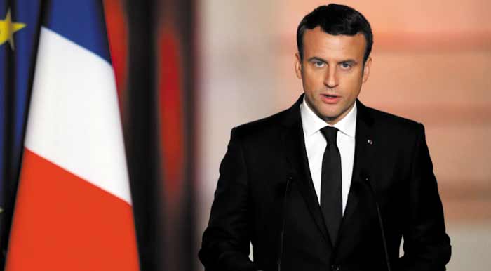SM le Roi félicite le Président français à l'occasion de la fête nationale de son pays