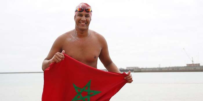 Hassan Baraka, premier Marocain à traverser la Manche à la nage